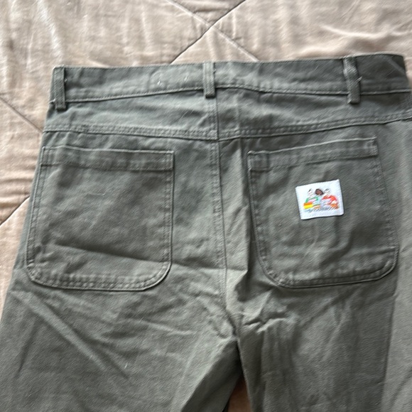 Bricks & Wood Green Chinos Cotton Blend - Picture 4 of 6